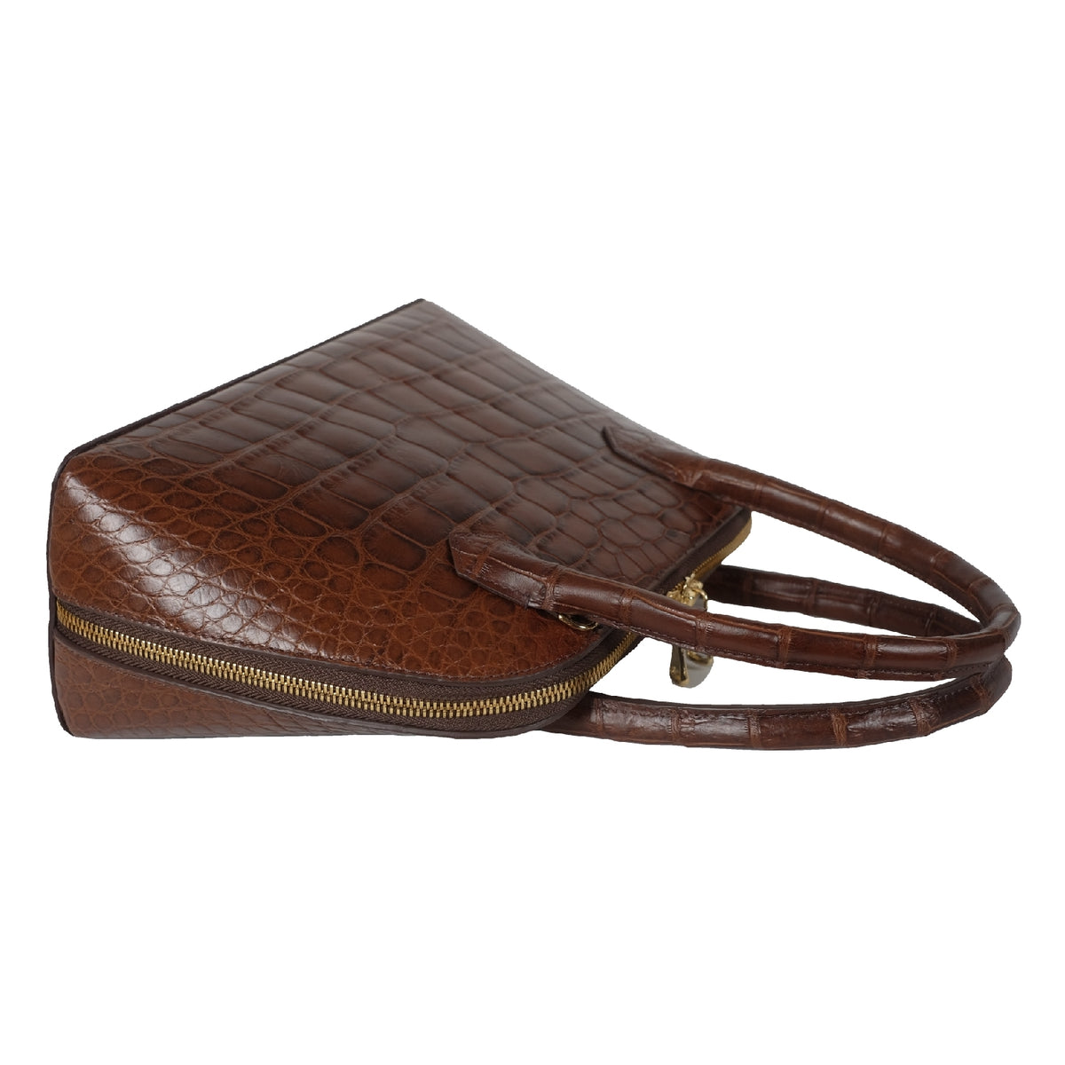 The Crystal Bag – Chestnut Alligator