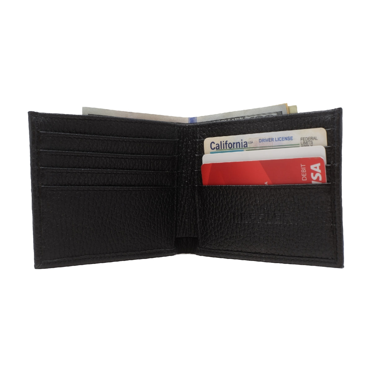 Deerskin Bifold Wallet — Black