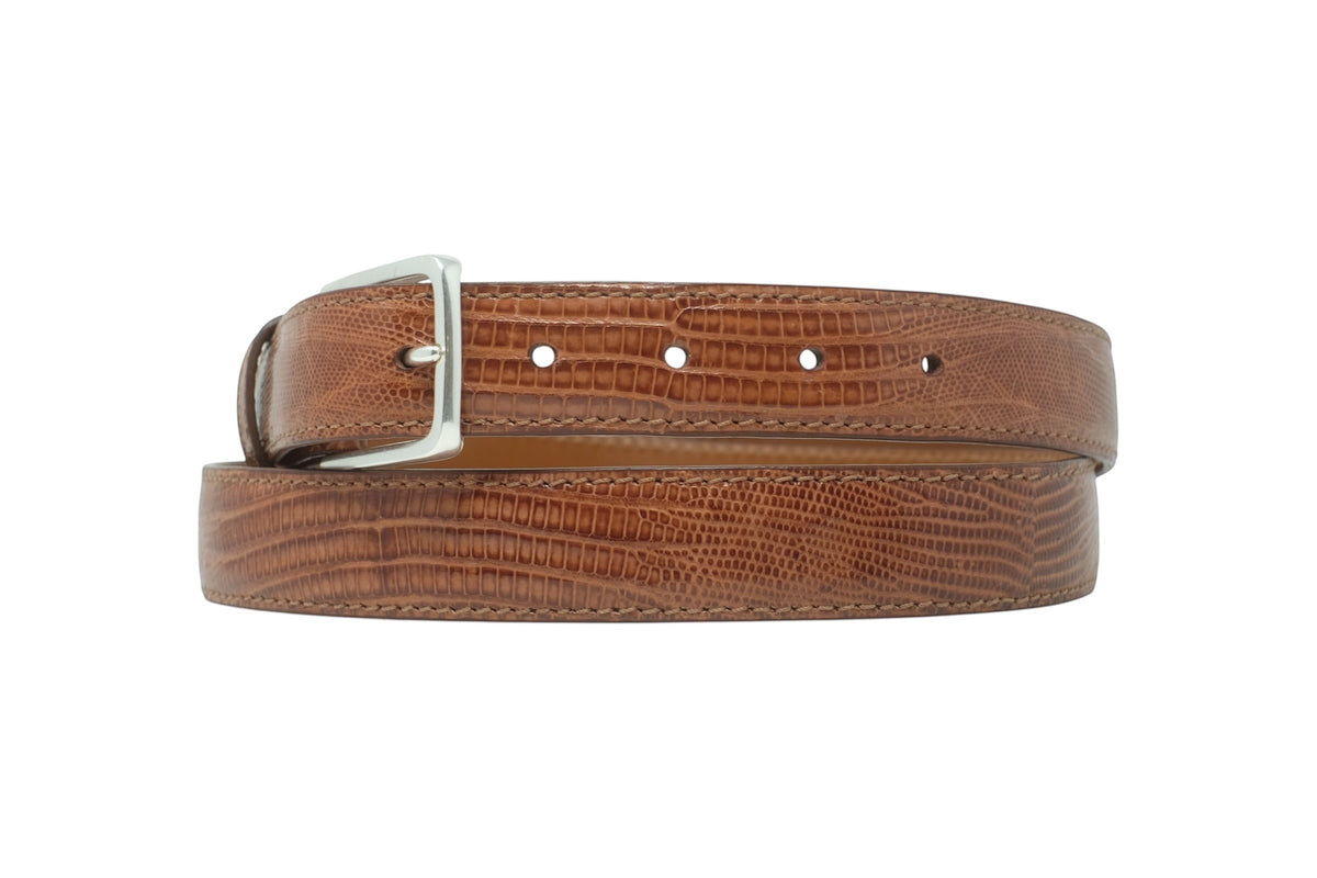 LIZARD LEATHER BELT