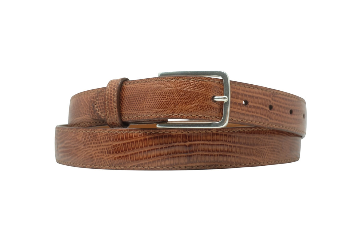 LIZARD LEATHER BELT