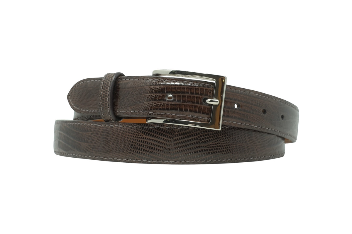 LIZARD LEATHER BELT