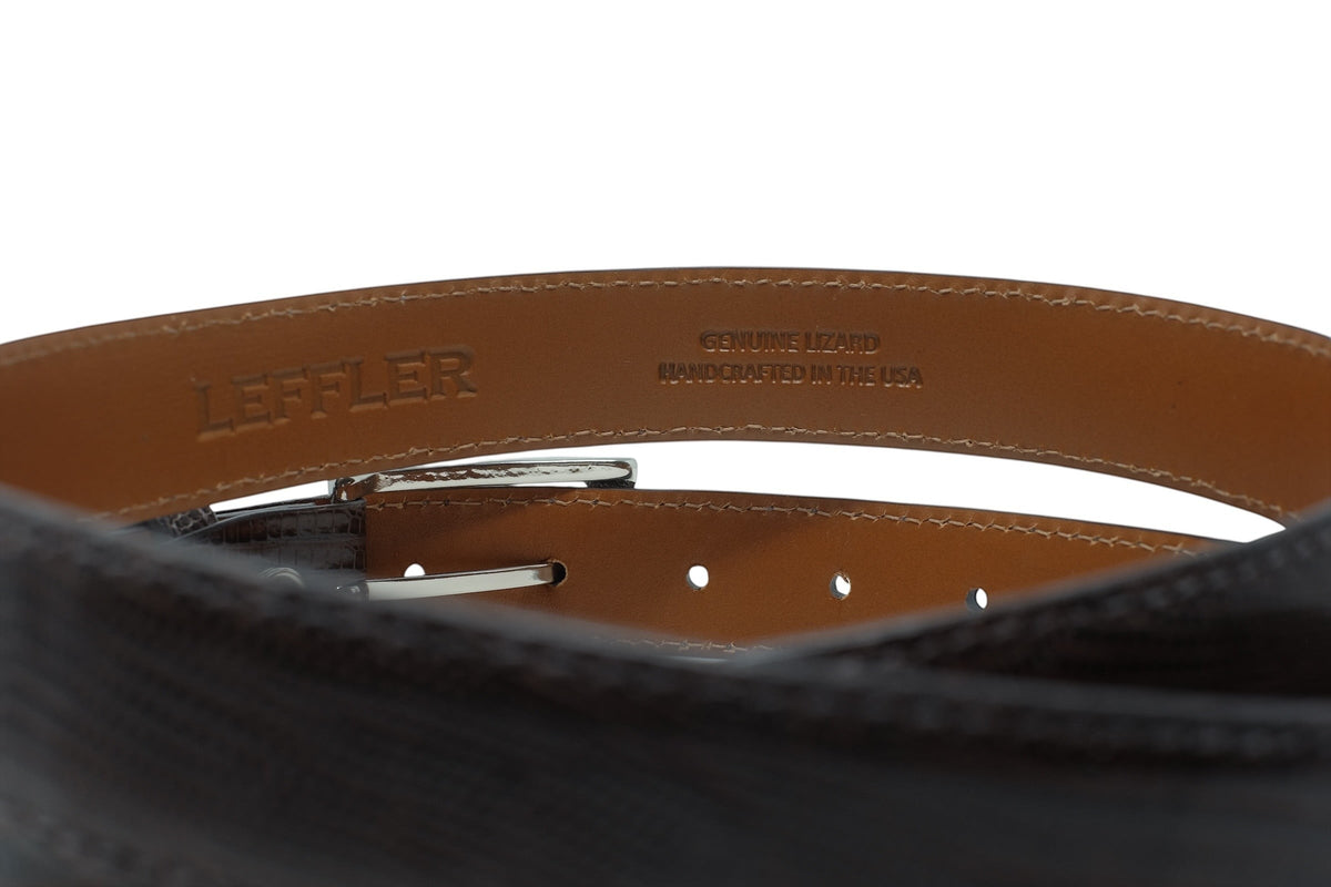 LIZARD LEATHER BELT
