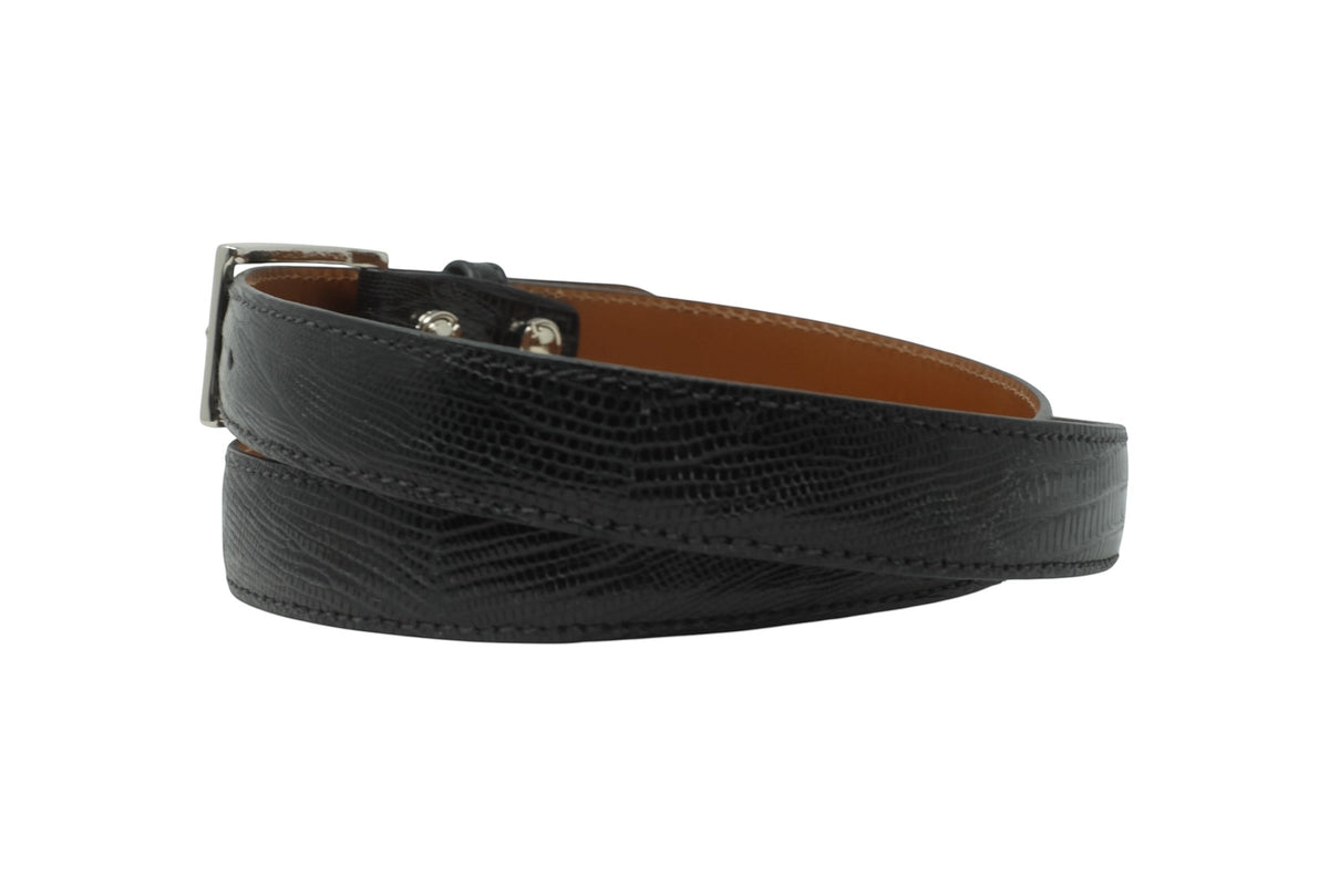 LIZARD LEATHER BELT
