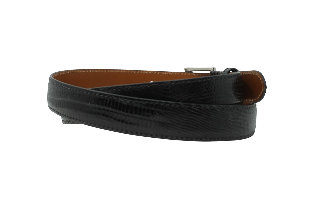 LIZARD LEATHER BELT