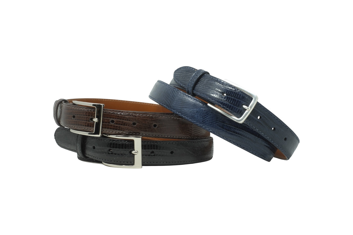 LIZARD LEATHER BELT