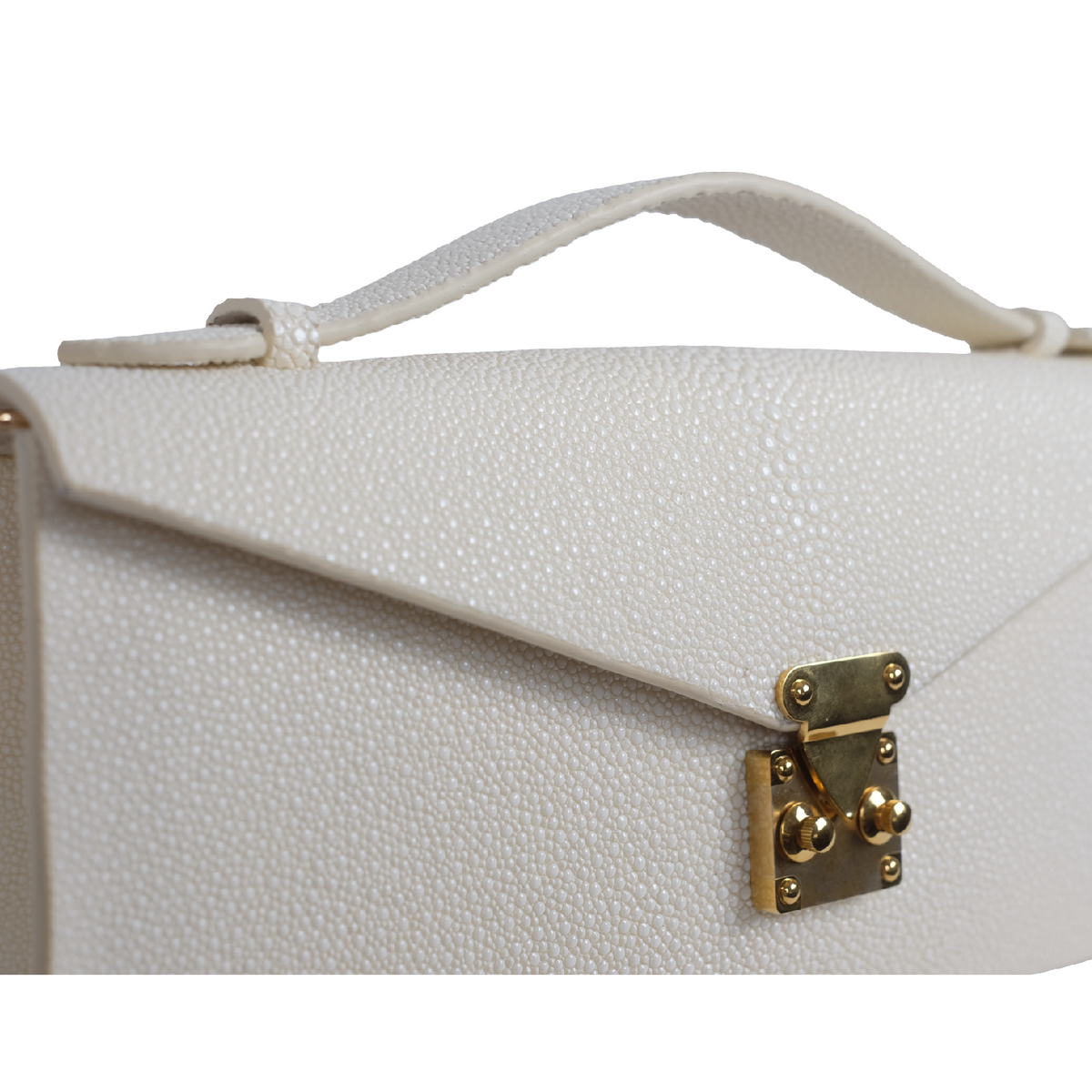The Ellie Bag — Ivory Stingray