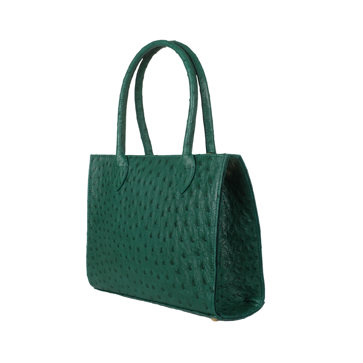 The Jacquie Tote – Evergreen Ostrich