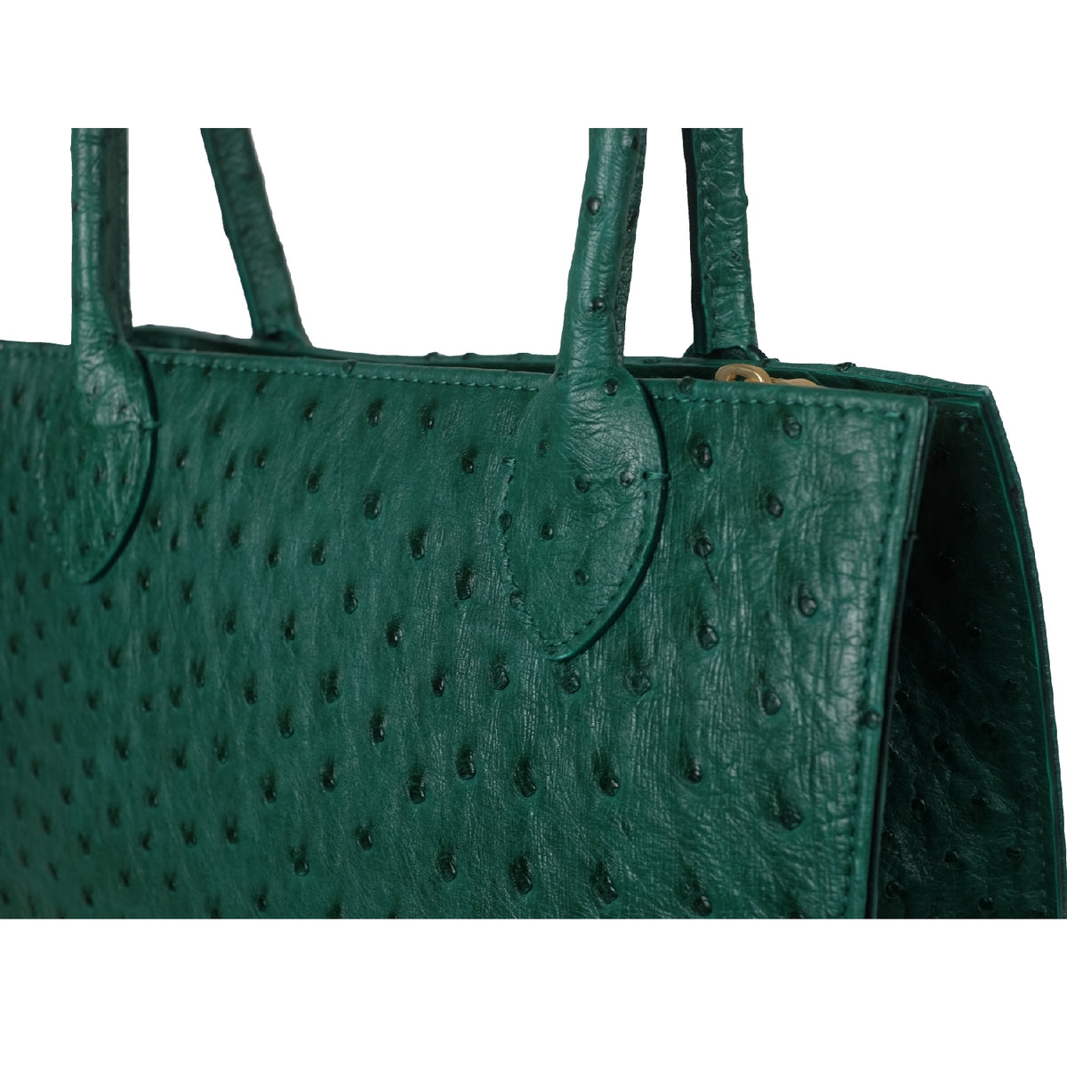 The Jacquie Tote – Evergreen Ostrich
