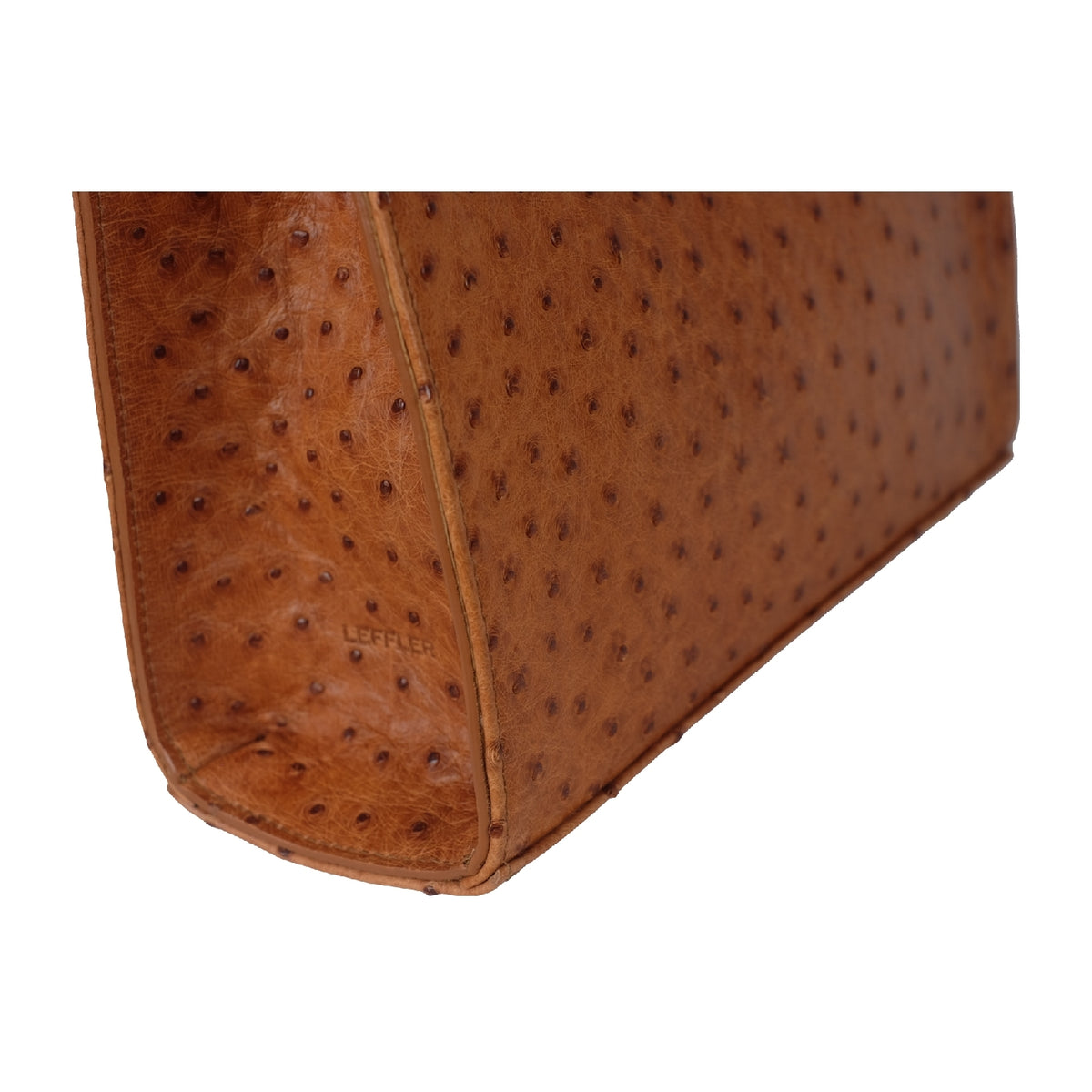 The Jacquie Tote – Saddle Ostrich