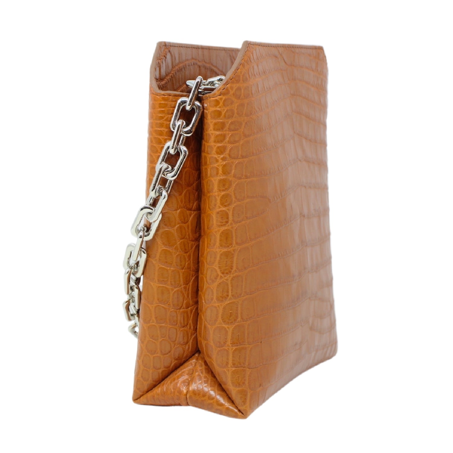 Cognac Vertical bag