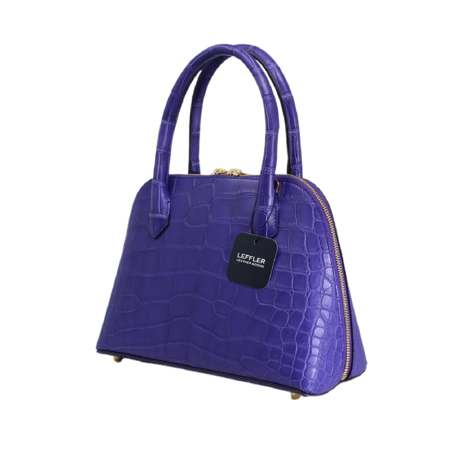 The Crystal Bag – Lavender Alligator