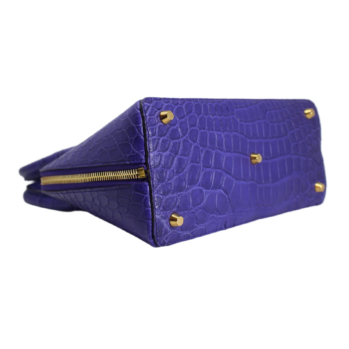 The Crystal Bag – Lavender Alligator