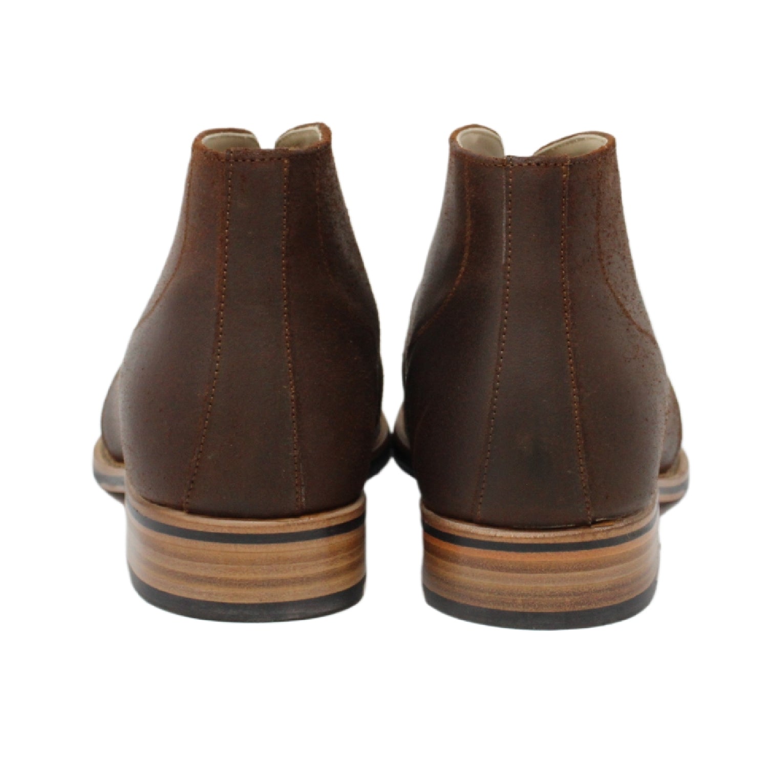WAXED BROWN SUEDE CHUKKA