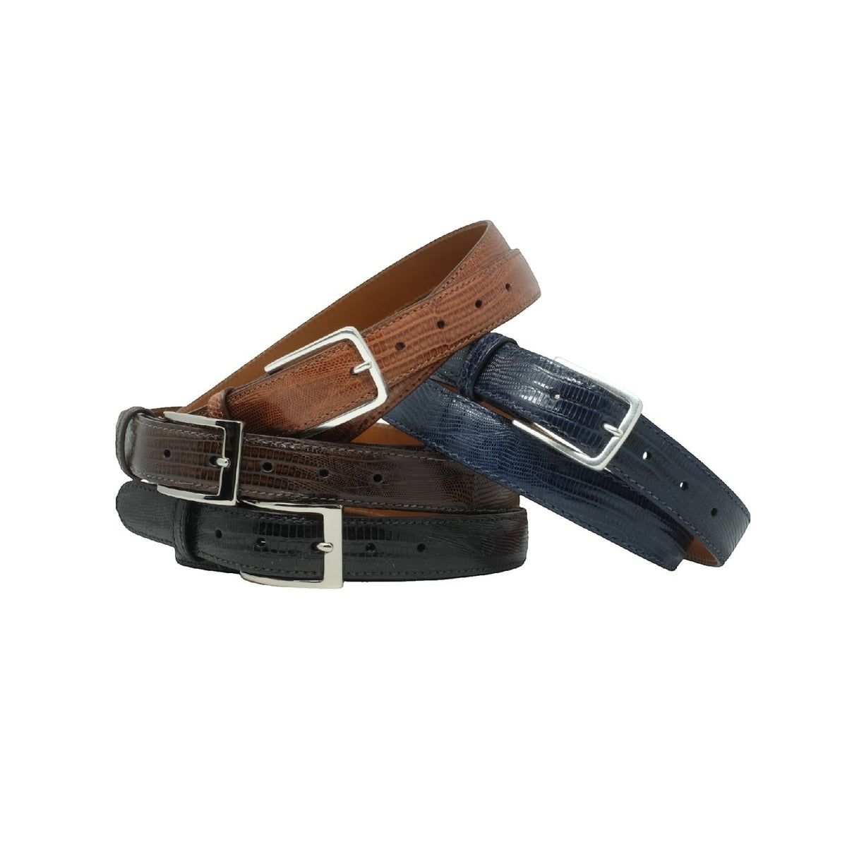 LIZARD LEATHER BELT