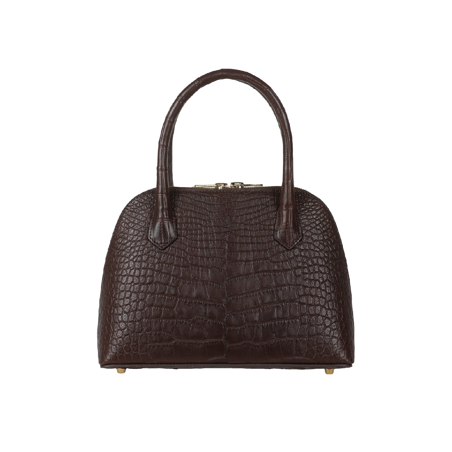 The Crystal Bag – Espresso Alligator
