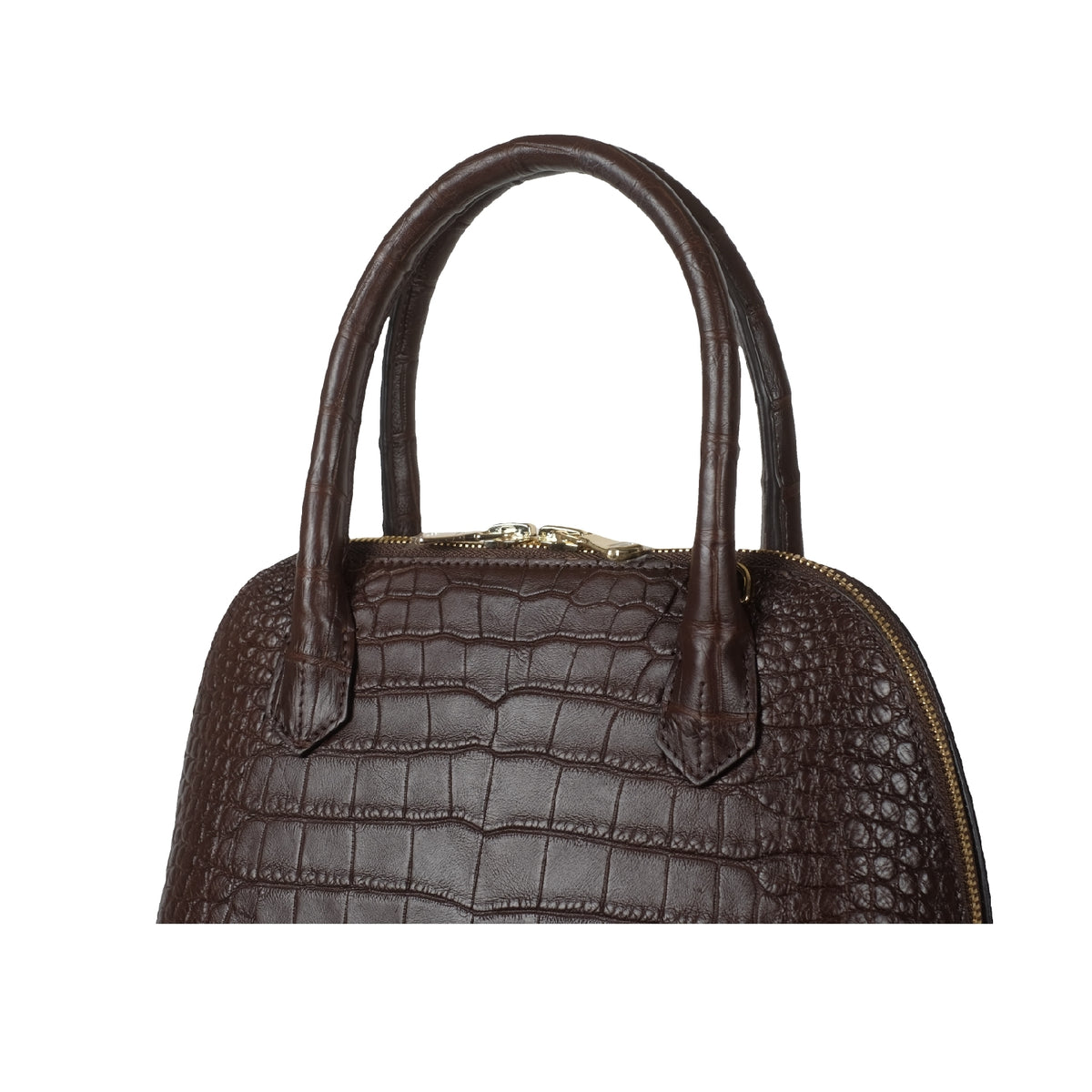 The Crystal Bag – Espresso Alligator