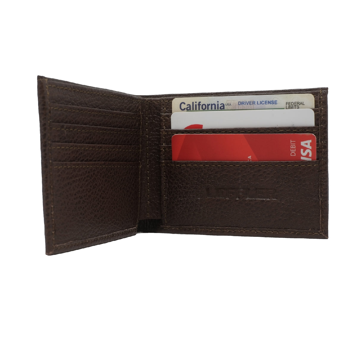 Deerskin Bifold Wallet — Chocolate
