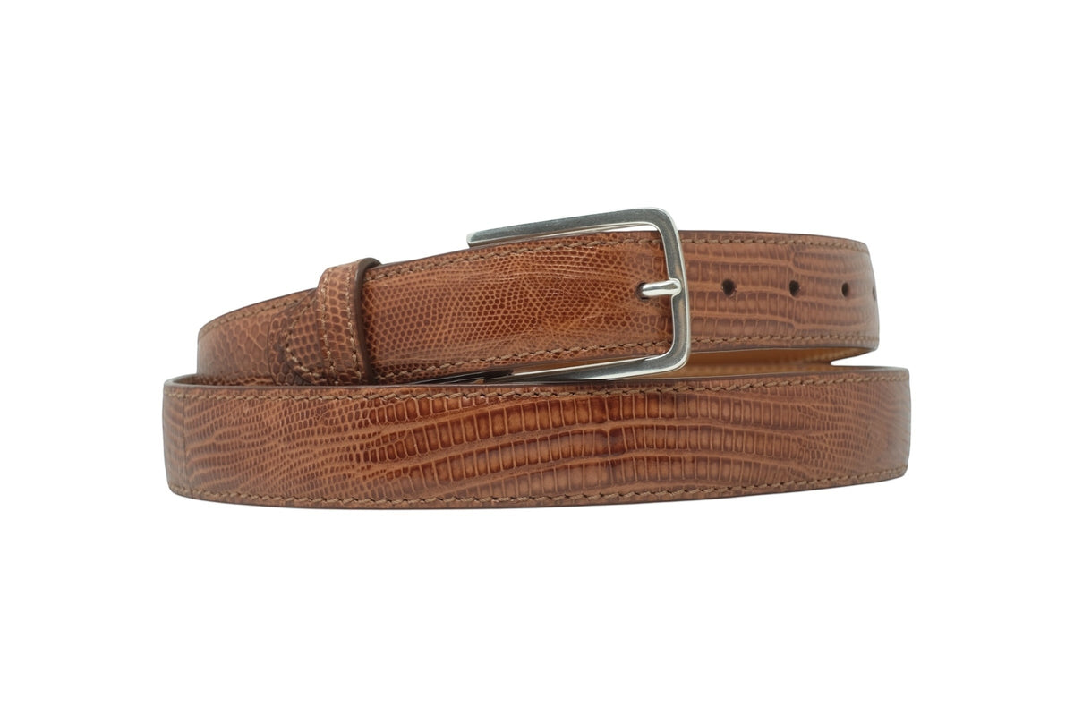 LIZARD LEATHER BELT