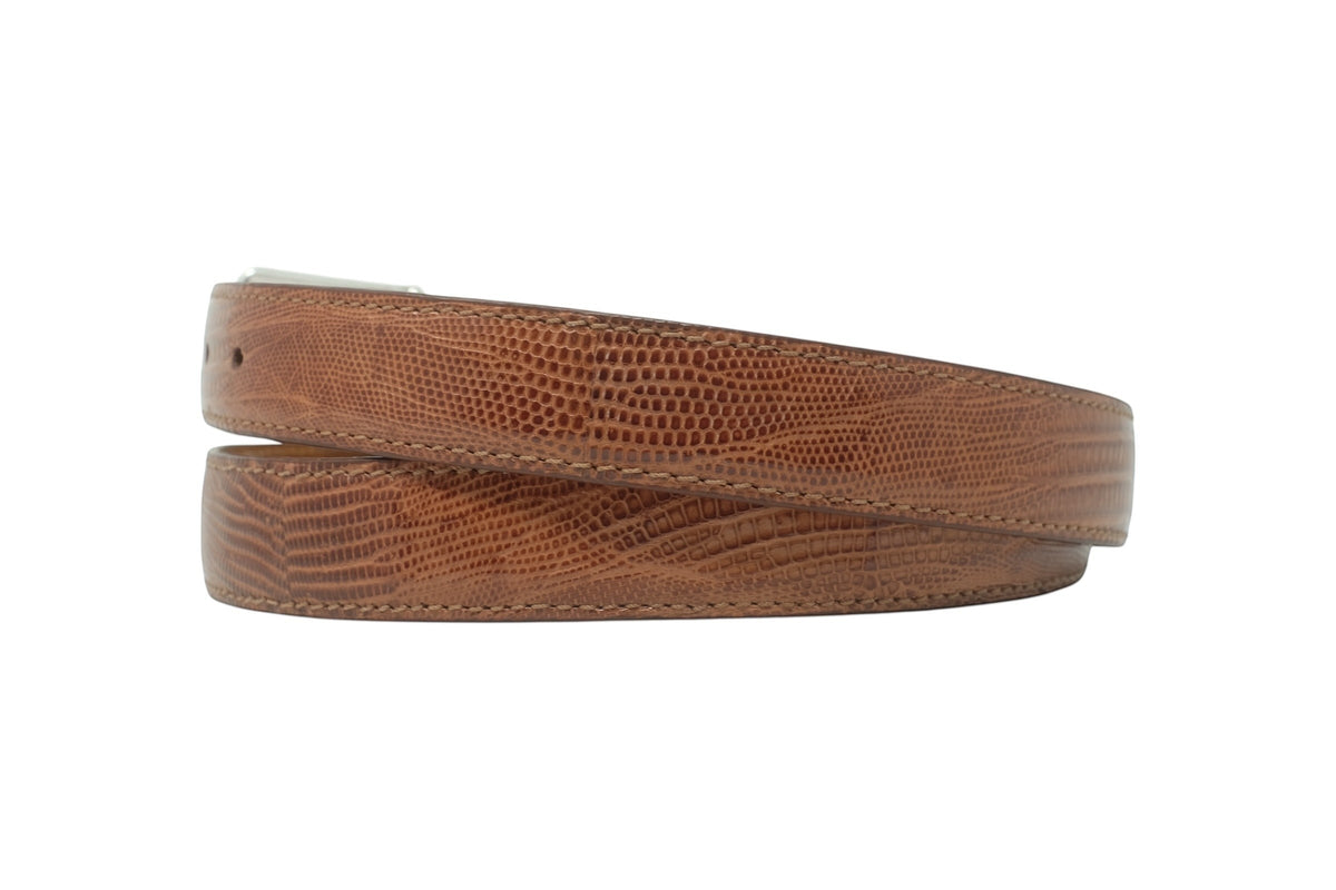 LIZARD LEATHER BELT