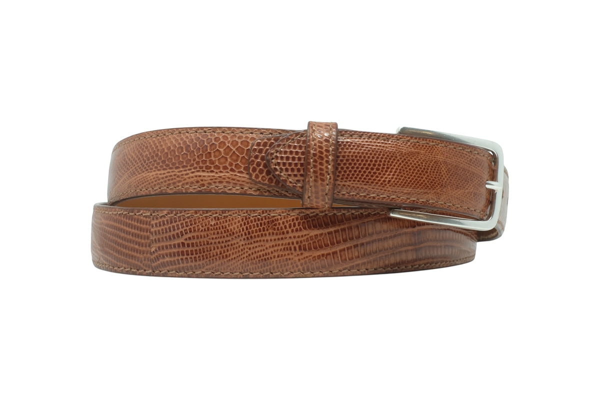 LIZARD LEATHER BELT