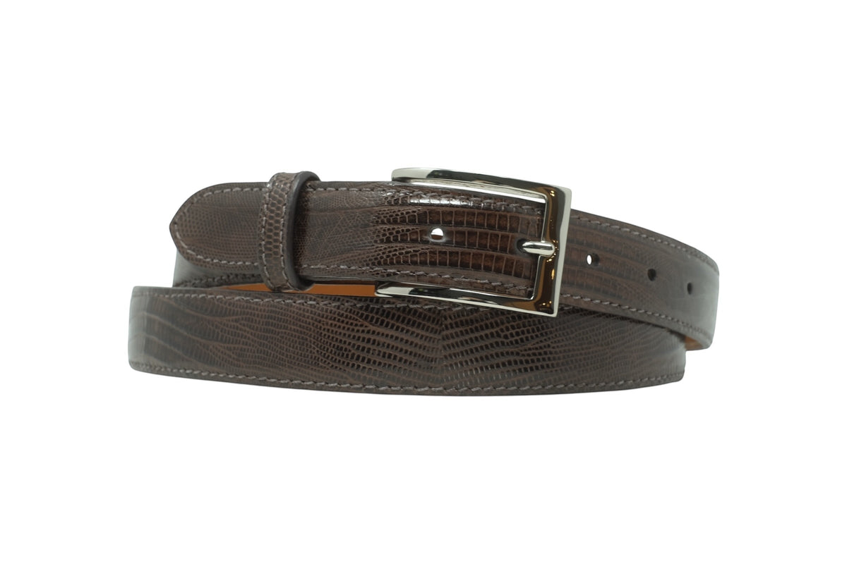 LIZARD LEATHER BELT
