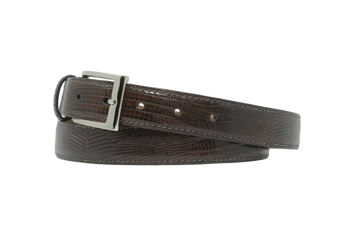 LIZARD LEATHER BELT