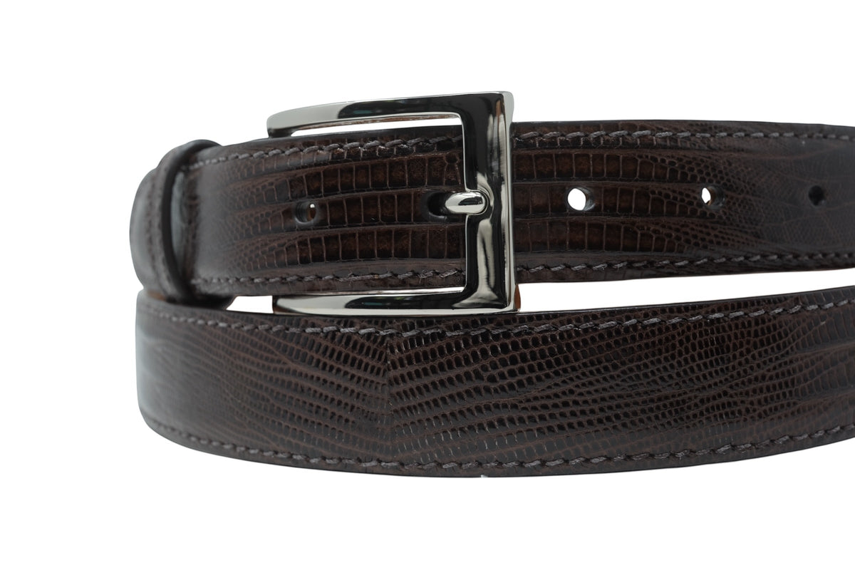 LIZARD LEATHER BELT