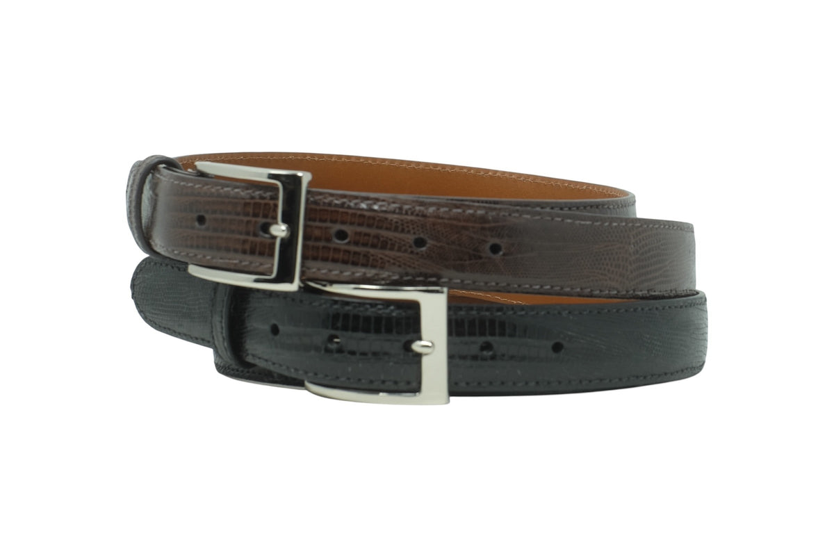 LIZARD LEATHER BELT
