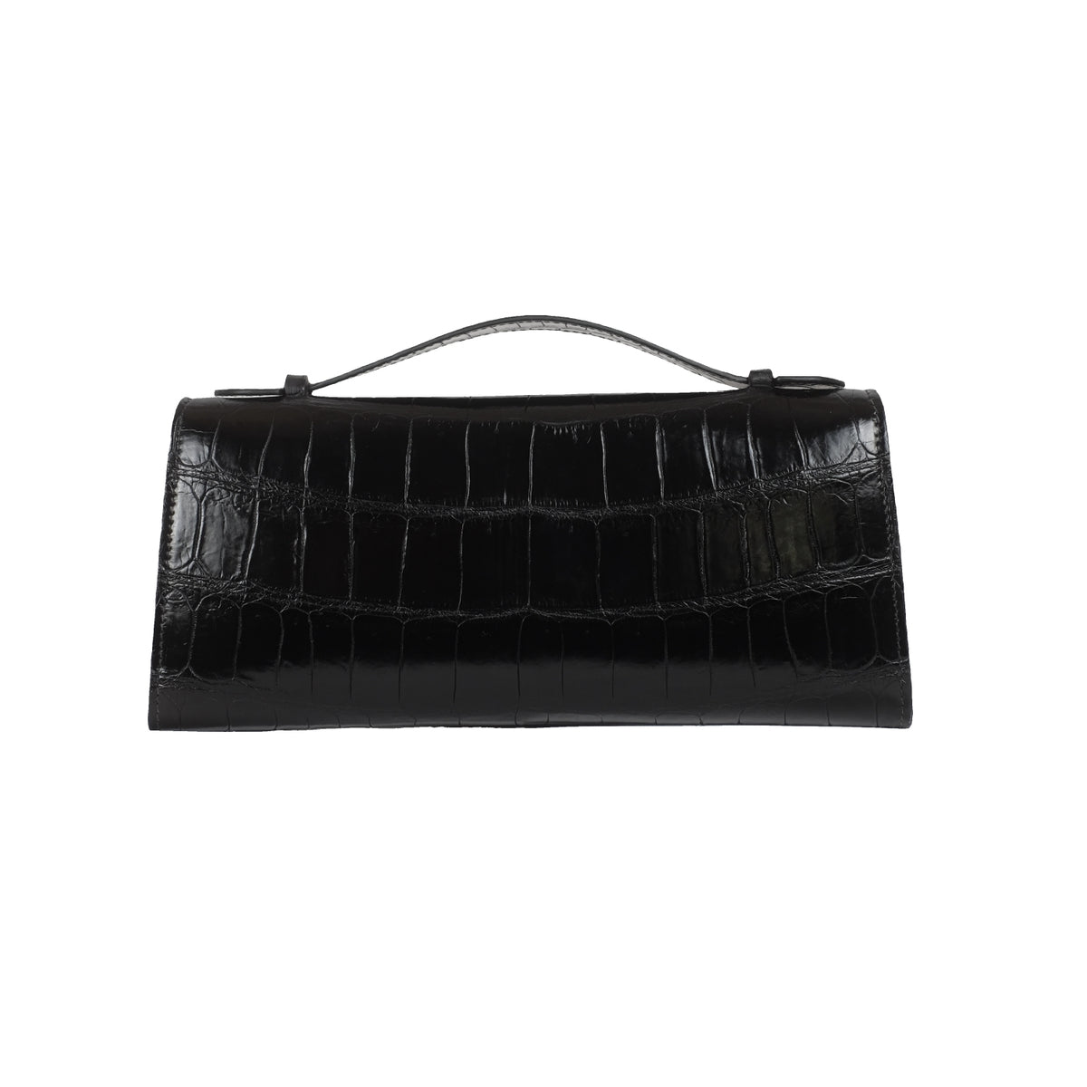 The Ellie Bag – Black Alligator