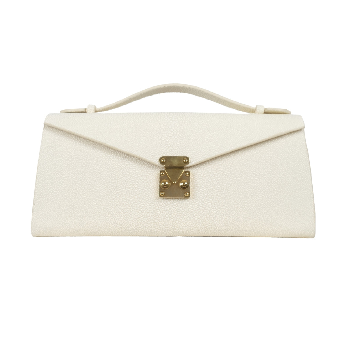 The Ellie Bag — Ivory Stingray