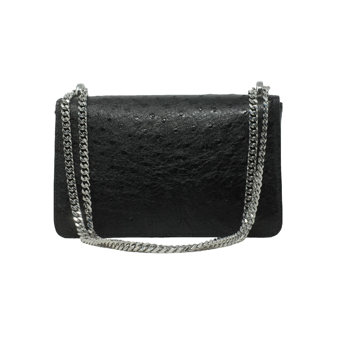 The Kalmia Bag – Black Ostrich