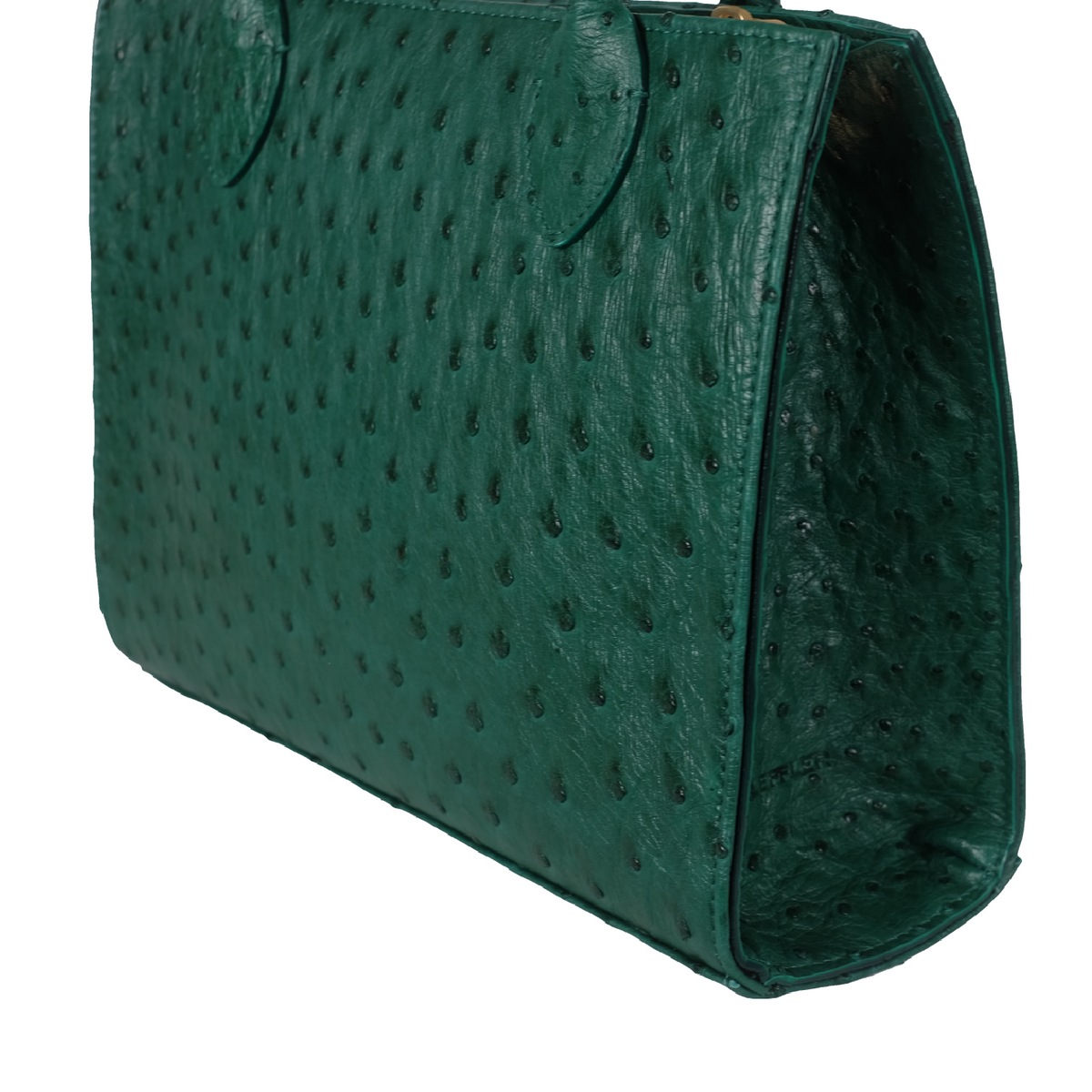 The Jacquie Tote – Evergreen Ostrich