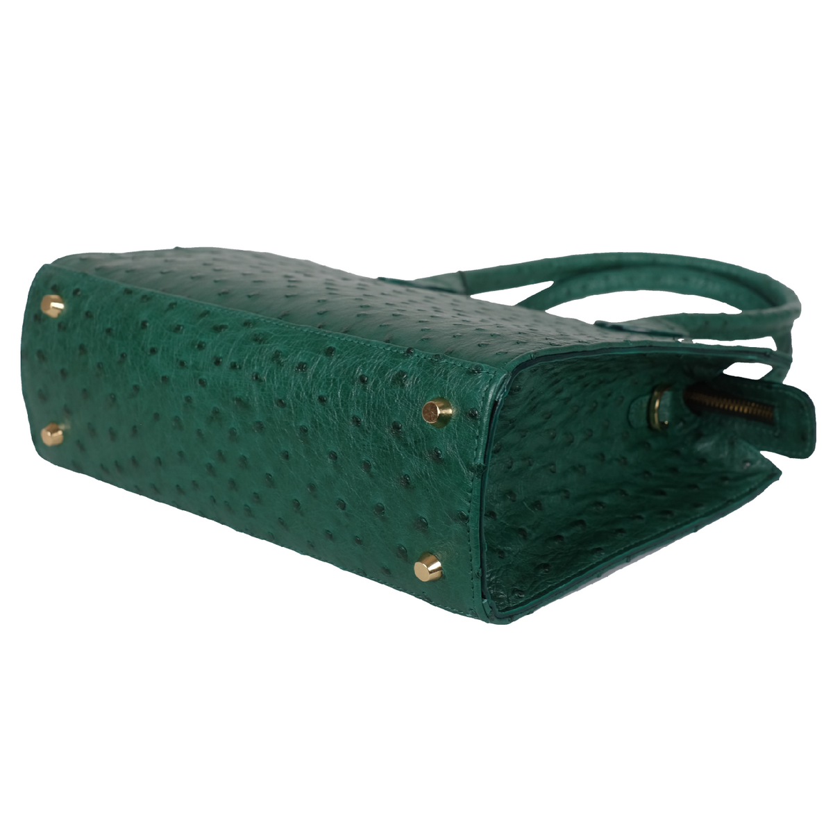 The Jacquie Tote – Evergreen Ostrich