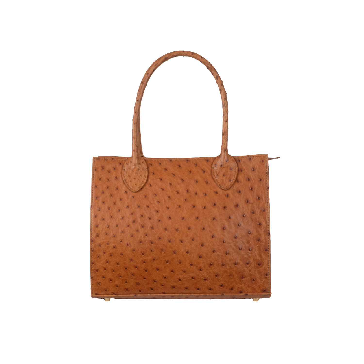 The Jacquie Tote – Saddle Ostrich