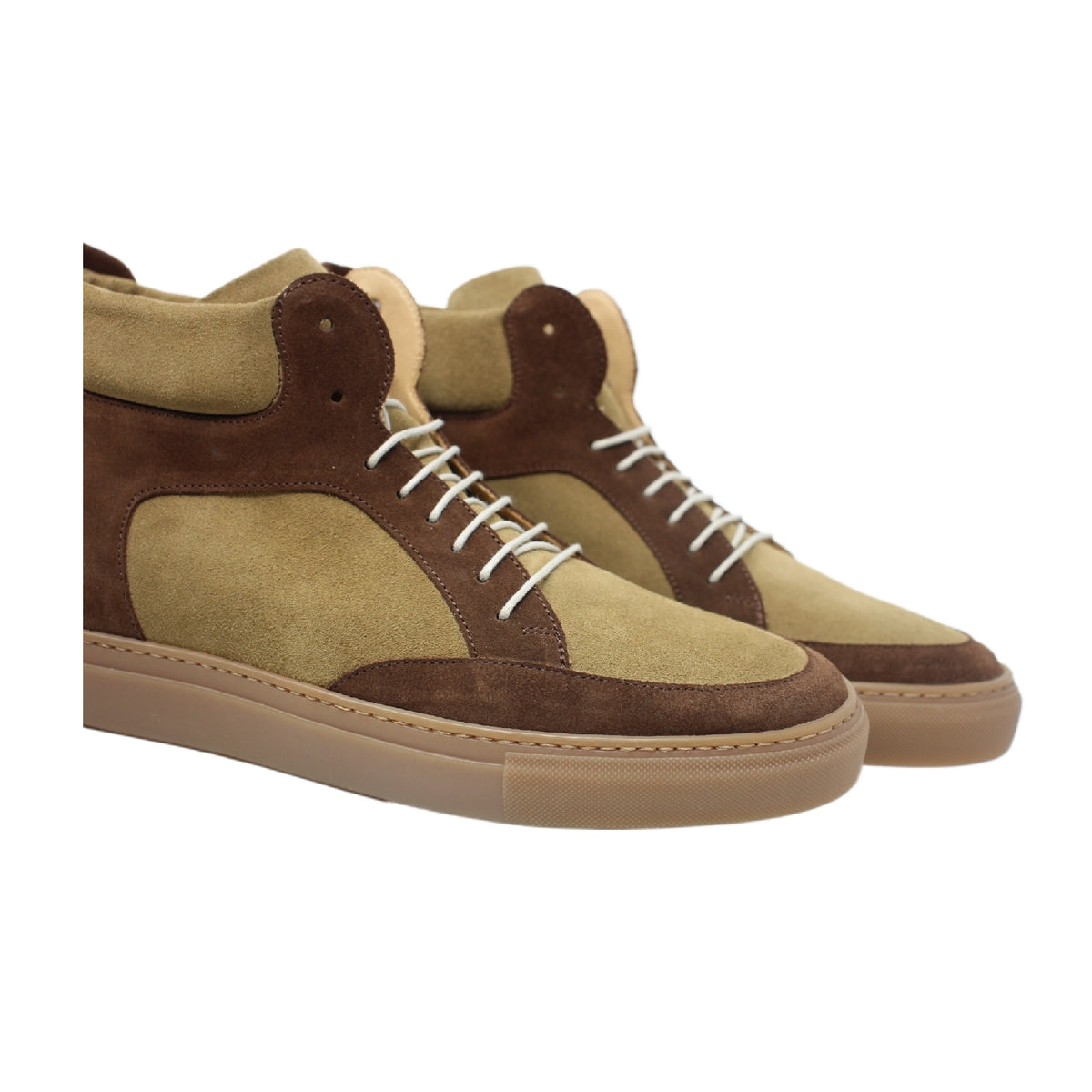 Mid-top Suede Sneakers