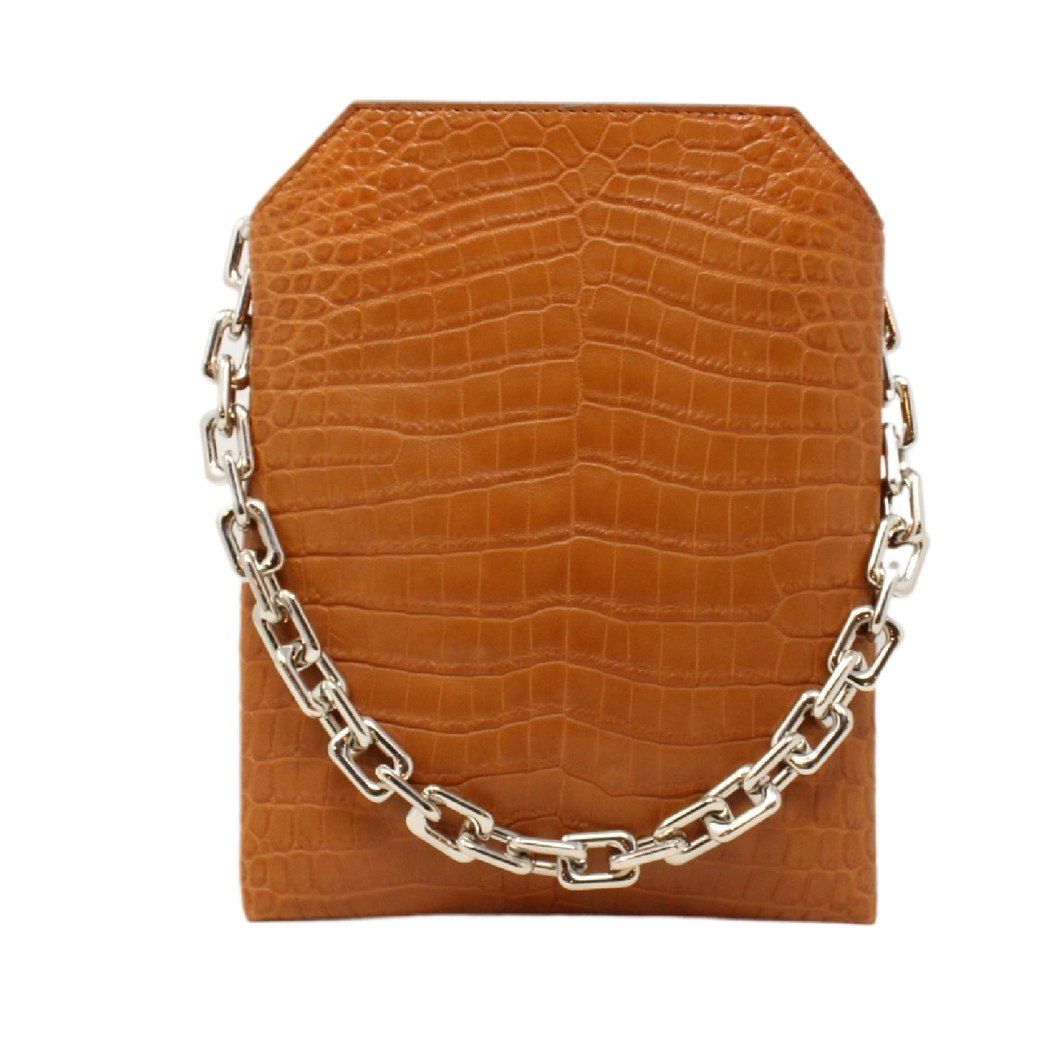 Cognac Vertical bag