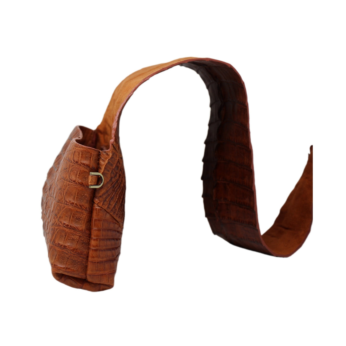 Burnt Orange Croc Wrap