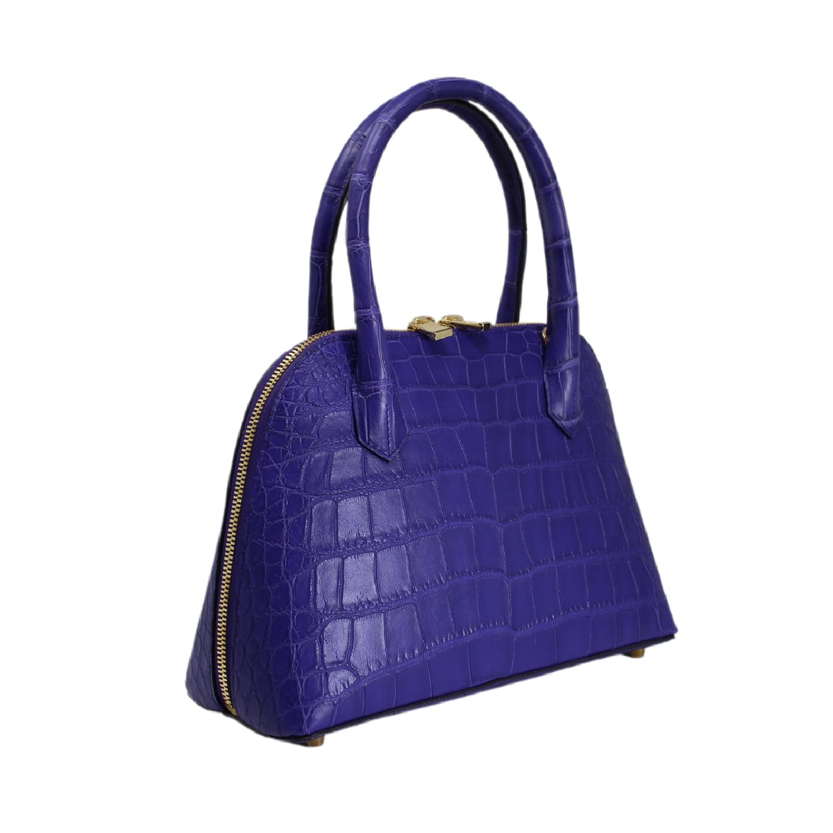 The Crystal Bag – Lavender Alligator