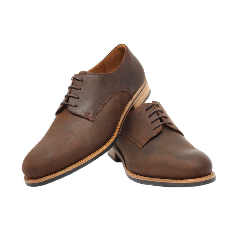 び*ー様 SC LUG DERBY SUEDE LT.BROWN WAXED BROWN SUEDE DERBY – LEFFLER LEATHER GOODS