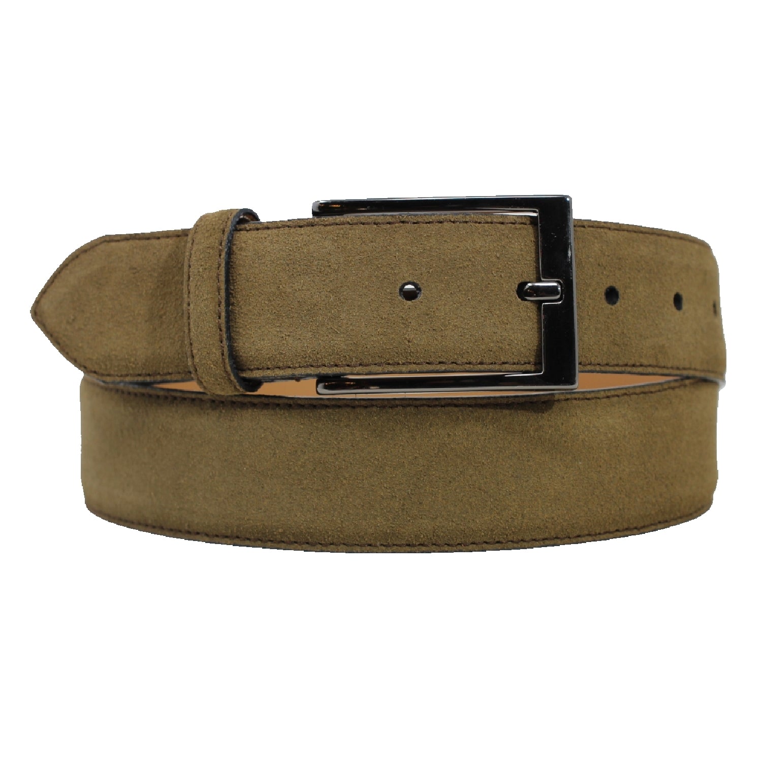 SUEDE BELT – OLIVE TAUPE