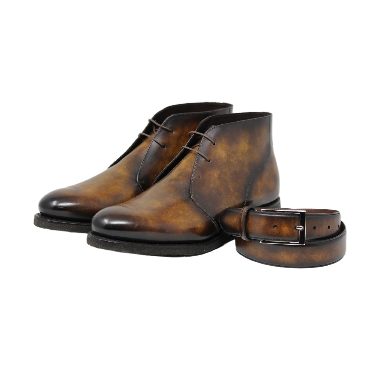 Marbled Whiskey Men's Chukka Boots